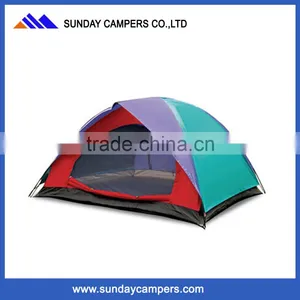 Colorful Inflatable Camping Tent for Sale 2 People Outdoor Hiking thumbnail-1