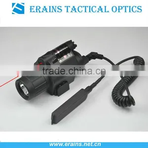 Lightweighted Plastic Housing Red Laser Sight and 200 Lumens CREE Q5 LED Flashlight Combo thumbnail-1