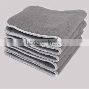 Reusable 5 Layer Charcoal Bamboo Inserts,Absorbent& Breathable Cloth Diaper Insert,infant Cloth Diaper Inserts thumbnail-1