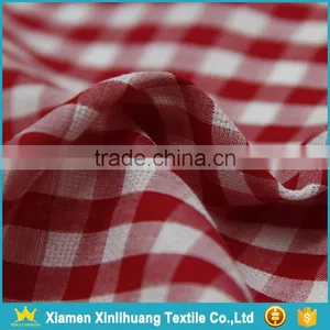 New Arrival Combed Plain 40x40 130x70 100 Cotton Yarn Dyed Plaid Fabric for Sale thumbnail-4