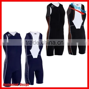 High Quality Custom Design Triathlon Suit With Pad thumbnail-1