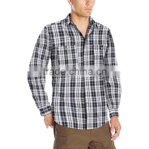 2017 Trend High Quality Large Size Plaid Shirt thumbnail-6