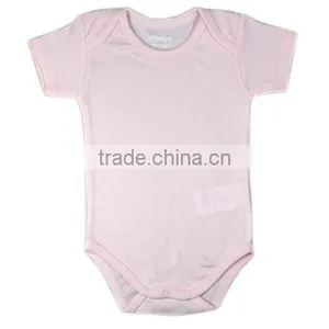 2017 New Design Baby Rompers Plain 100% Cotton thumbnail-5