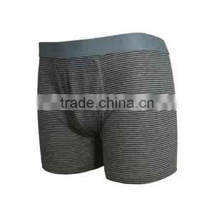Latest Man Boxer Comfortable Cotton Underwear With Stripes Man's Brief Suits thumbnail-3