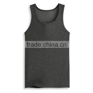 New Model Design 100% Cotton Fashion Wholesale Mens Custom Stringer Tank Top thumbnail-5