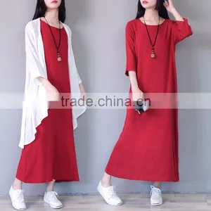 Z&M Linen Long Dress Woman Linen Dress Dress Linen thumbnail-3