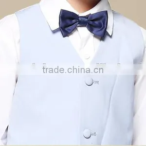 2017 New Latest Fashion Design Tie Vest Coat Pant 5 Pieces Boy Suit thumbnail-5