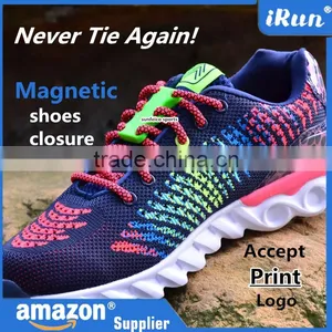 Novelty Sneaker Shoe Buckles No-Tie Magnetic Closure Casual Shoelace Amazon Supplier Provide UPC Barcode Label Service thumbnail-3