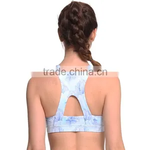 Factory Directly Custom Yoga Top Racerback Singlets Women Sport Crop Tops thumbnail-2
