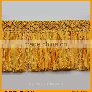 Golden Tape Trim Fringe For Curtain thumbnail-1