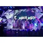 45 Degree Outdoor LED Screen Hire , Super Thin Outdoor Video Screen Rental thumbnail-1