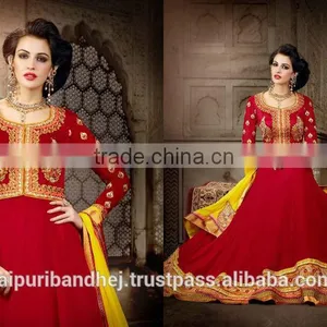 Indian Clothing Wholesale Designer Ladies Salwar Kameez Suit thumbnail-3