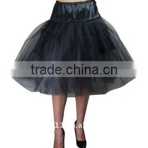 Black Organza Wedding Petticoat Underskirt Tutu Dress thumbnail-1