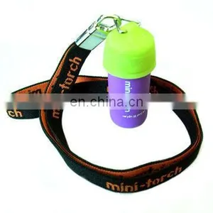 Promotional Gift Mini LED Flashlight Torch USB With Lanyard thumbnail-1