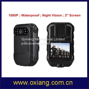 Waterptoof Support Renote Controller External Mini Camera 1080P Police Body Worn Camera thumbnail-2