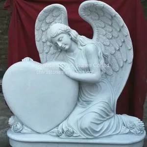 Graveside Angel Cameo Granite Monument Memorial Granite Headstone Granite Tombstone Book Shape Tombstone thumbnail-1