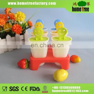 6pcs Smile Face Plastic Popsicle Sticks thumbnail-1