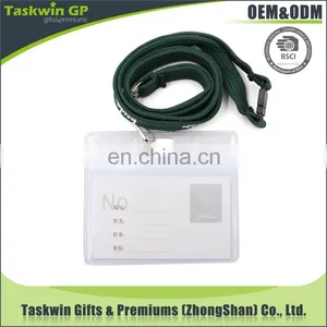 Custom Polyester Tublar Lanyards With Clear Badge Holder, Card Holder thumbnail-4