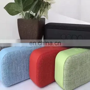 5W*2 Bluetooth Speaker Portable Wireless Stereo Creative Home Outdoor Car Phone Subwoofer With Cloth Fabric thumbnail-2