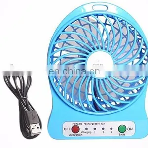 Mini USB Table Desk Personal Fan , Usha Rechargeable Fan thumbnail-1