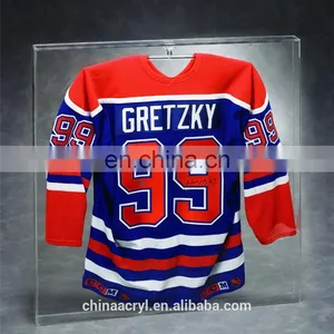 Manufacture of Plexiglass Sport t Shirt Frame Cases Football Acrylic Jersey Display Case thumbnail-2