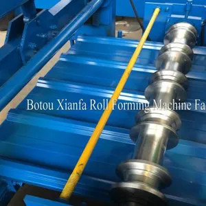 Trapezoidal Color Steel Roof Panel Cold Roll Forming Machine thumbnail-4
