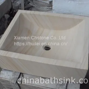 Sandstone Sinks,Stone Wash Basins,Nature Stone Wash Bowl thumbnail-2