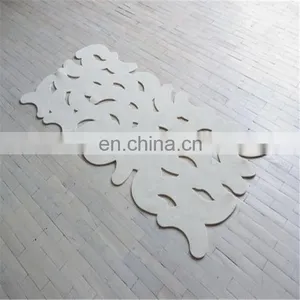 Hot Selling Rectangle Contemporary Geometric Fashion Design Felt Area Rug thumbnail-3