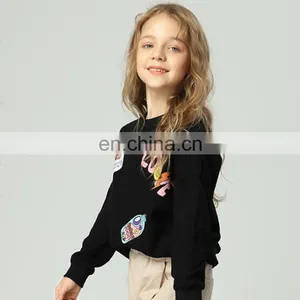 Wholesale Hot Sale Children Knitted Cartoon Girls' Sweaters thumbnail-3