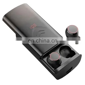 True Wireless Bluetooth Headset TWS T9 in Ear Wireless 5.0 Subwoofer With Charging Compartment Wireless Headset thumbnail-2
