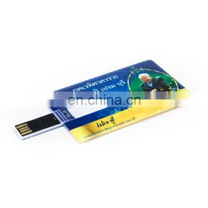 Promotional USB Card Custom Logo Giveaway Full Color Print Credit Card Flash Drive thumbnail-1
