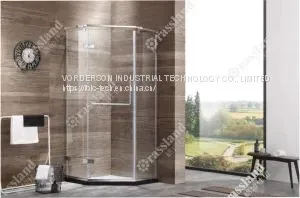 SUS304 Sell SUS304 and Crystal With Nano Explosion Proof Film Shower Enclosure thumbnail-1