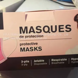 Multiple Colors Protective Face Mask Effective Resistance to Droplets thumbnail-1