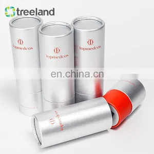 Fancy Perfume Bottle Paper Tube Box Silver Card Tube Box thumbnail-4