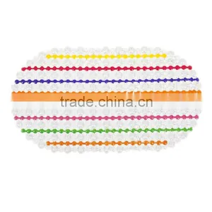 Beautiful Rainbow Oval Bath Mat YJ-8132 thumbnail-1