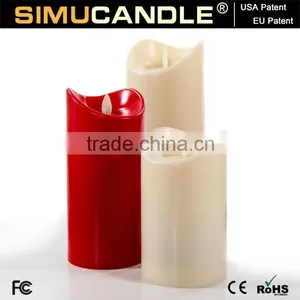 LED Taper Candle With Moving Wick With Timer and Remote Control for Home Decoration thumbnail-5