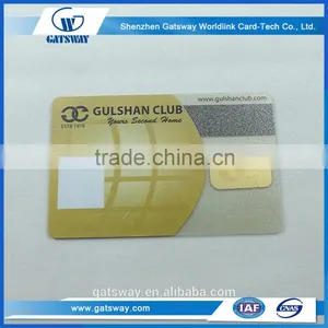 Rfid Smart Card , Iso7816 Contact ic Card for Access Control thumbnail-1