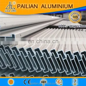 High Quality With Cheap Price Aluminium Alloy 6063 Clear 12UM Anodized Profile Hollow Aluminium Profile Section thumbnail-2