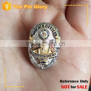 3D Custom Lapel Pin Badge Small Lapel Pin Dual Plated Lapel Pins Layered Lapel Pin thumbnail-1