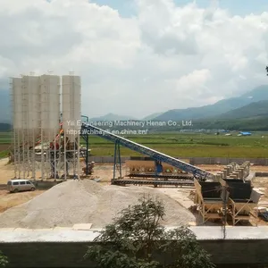 Hzs120 Cement Mixing Concrete Batching Plant Fixed Concrete Mixer Plant for Sale thumbnail-1