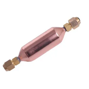 Copper Filter Drier With Brass Nut, Refrigerator Accumulator, Fridge Accumulator, Copper Filter Drier thumbnail-1