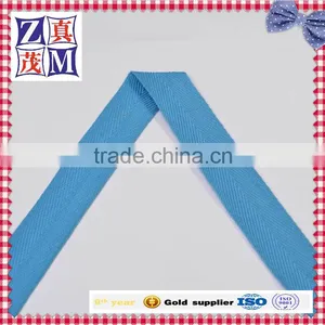 100% Polyester Blue Color Cheap Price Ribbon thumbnail-1