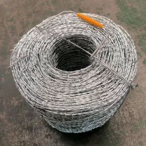 Professional Supplier's Iron Wire Barbed Wire Roll Razor Wire Fence at Economical Price Per Roll for Protection thumbnail-1