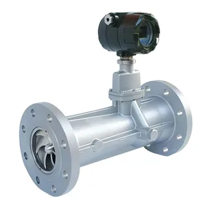 Kyue Swirl Flowmeter RS485 With Computer Chips Swirl Vortex Flowmeter With Pressure Temperature Compensation Gas Steam Liquid Use thumbnail-1