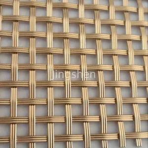Factory Direct Sales of Stainless Steel Woven Metal Decorative Mesh for Interior Partitions thumbnail-2