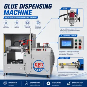 Manual Dispensing Machine With 2 Tanks Semi-Auto Glue Gun Epoxy Resin Mixer thumbnail-2