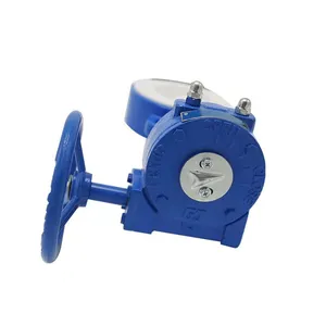 Manufacturer Direct Sales Cast Steel Lined Fluorine Butterfly Valve Turbine Clamp Butterfly Valve thumbnail-4