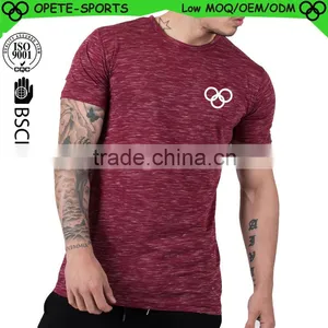 Dri Fit t Shirts--Dri Fit Shirts Wholesale OEM Type Men's Sport Shirts Dry Fit T-shirts Fitness t Shirts Dry Fit for Men thumbnail-3