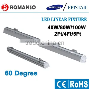High Lumens 40W 2835 SMD Shop Factory IP65 Led Highbay Light Tube thumbnail-6