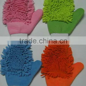 Manufactory Microfiber Gloves for Car Cleaning Size/color Customed thumbnail-1
